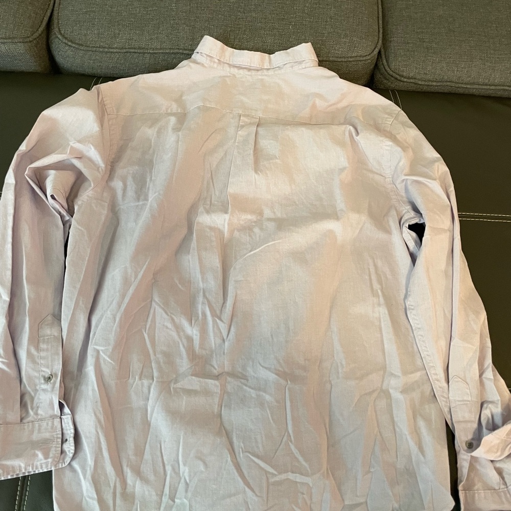 Men’s Spring Color Violet Button up - Picture 3 of 3